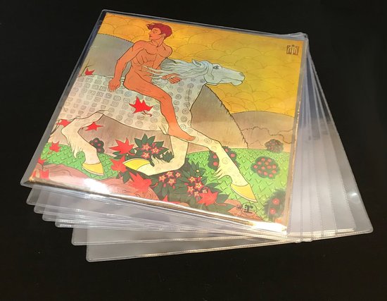 LP Beschermhoezen, 12" de èchte, glashelder vinyl hoes met gestanste rand, Platenhoezen, LP Buitenhoes, LP Sleeve, Transparante LP hoezen, LP hoezen, per 25 stuks verpakt, Nederlands kwaliteitsfabrikaat