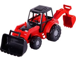 foto van Cavallino Junior Graafmachine Tractor Rood