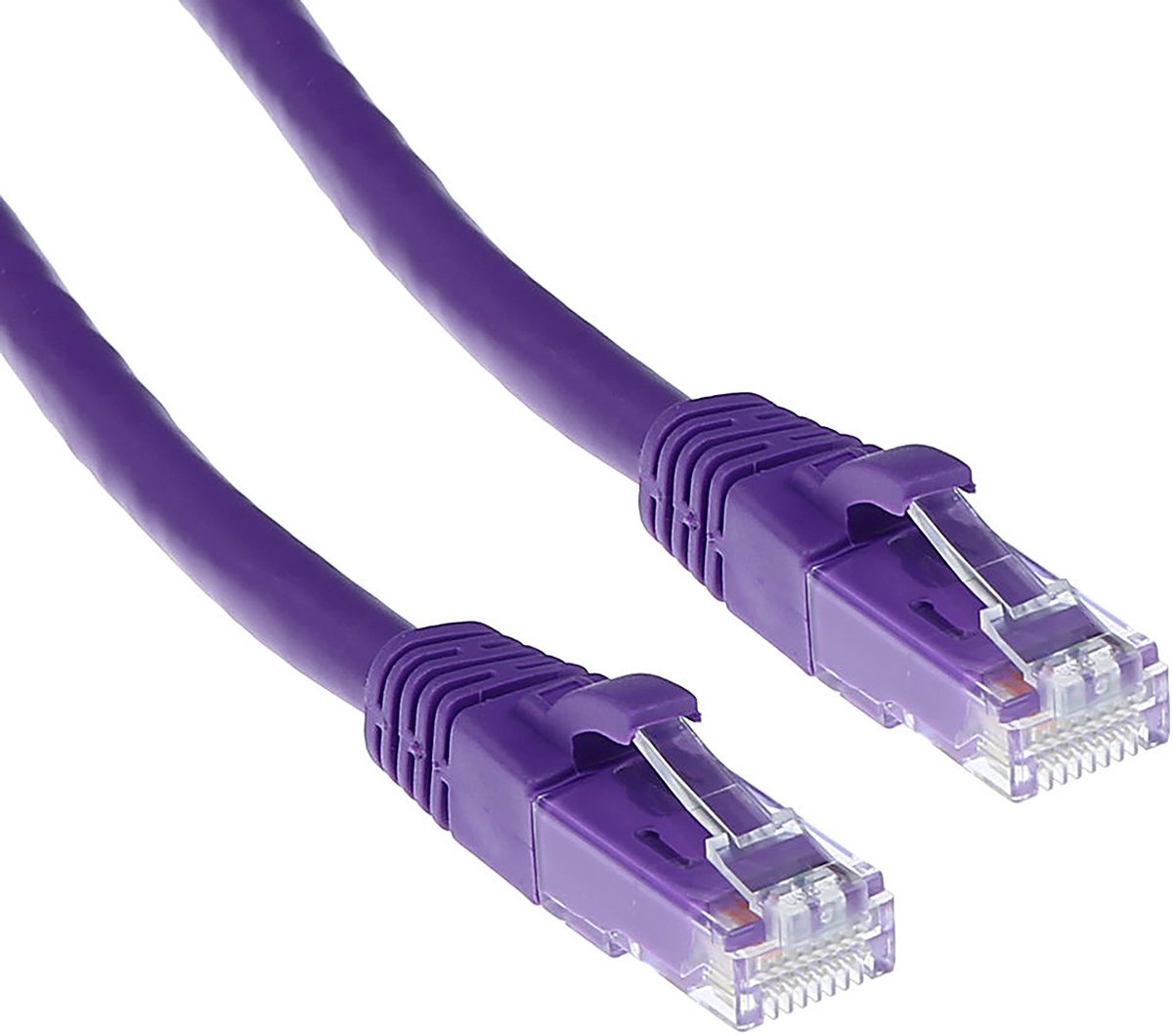 Image of ACT Paarse 5 meter U/UTP CAT6 patchkabel snagless met RJ45 connectoren IS1705