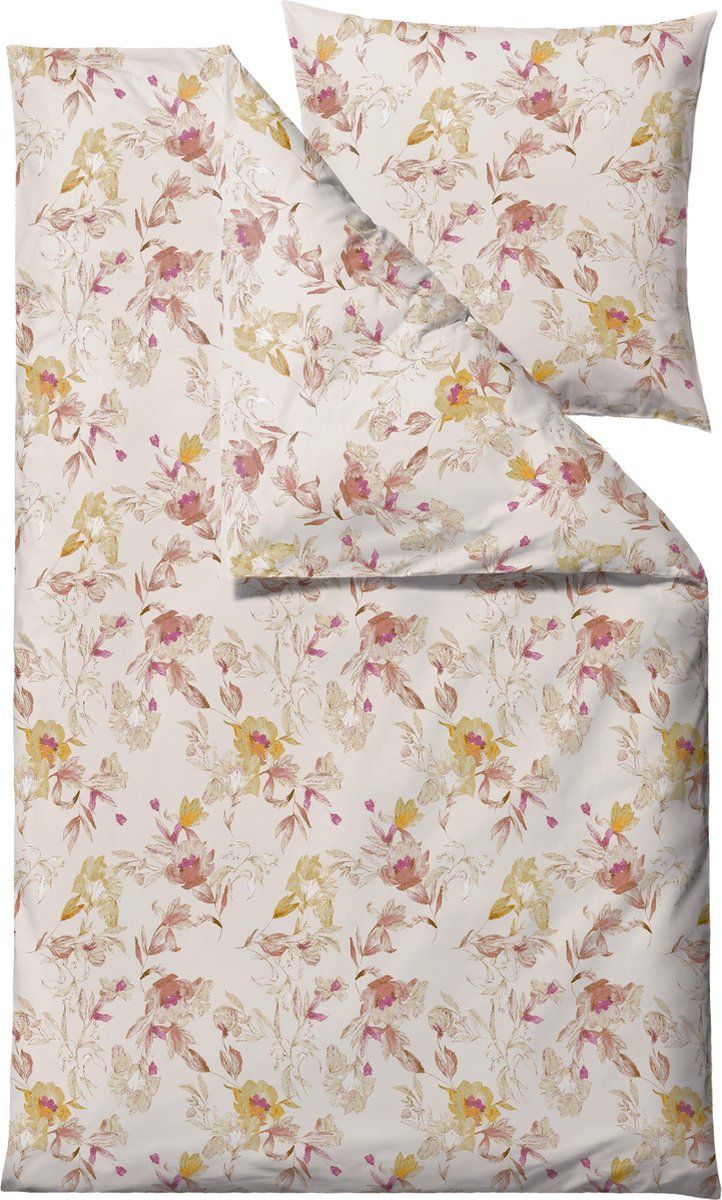 Södahl organic Flower burst Beddengoed 135 x 200 cm Dusty cedar