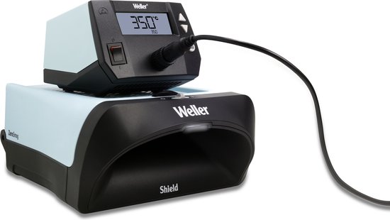 Foto: Weller we 1010 zerosmog shield kit soldeerstation digitaal 70w soldeerdampafzuiging 20w 230v