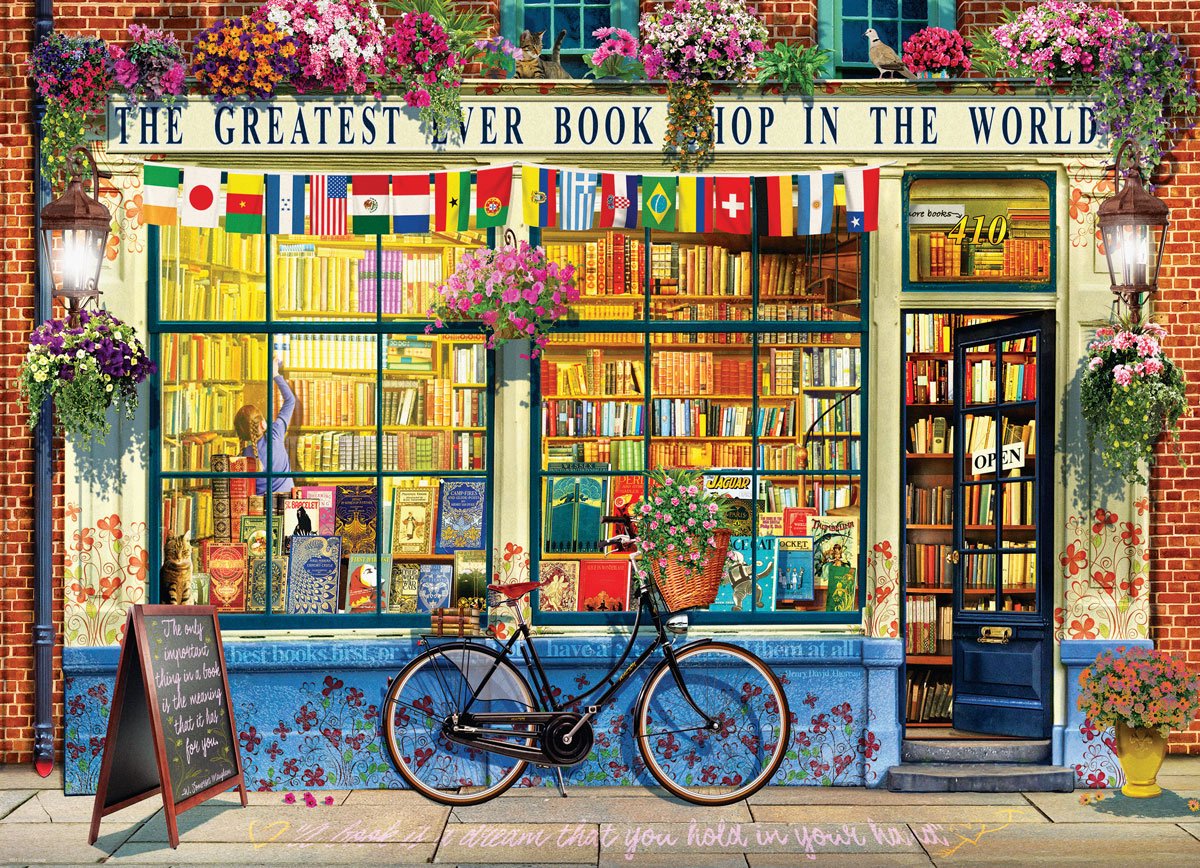 Eurographics - De Beste Boekwinkel Ooit (The Greatest Ever Book Shop) - 1000 stukjes - Legpuzzel — afbeelding 2