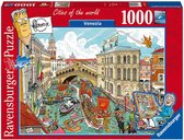 Ravensburger puzzel Fleroux Venetie - Legpuzzel - 1000 stukjes