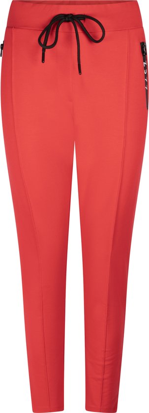 Zoso Broek Hope Sporty Trouser With Techzipper 241 0019 Red Dames Maat - XL