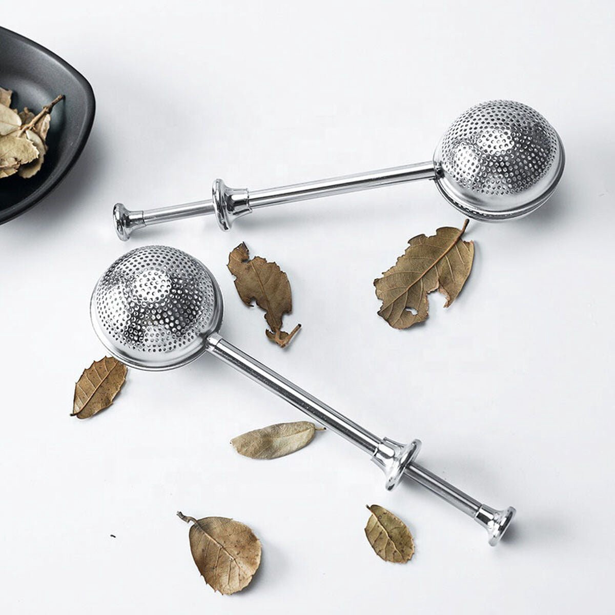 Filter voor infusies Quttin Zilverkleurig Roestvrij staal Knop (18,5 x 5 cm)
