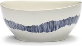 SERAX - Feast by Ottolenghi - Kom S 15x15cm blanc Swirl-Stripes bla
