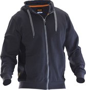 Jobman 5400 Sweatshirt Hoodie 65540020 - Donkergrijs/Zwart - M