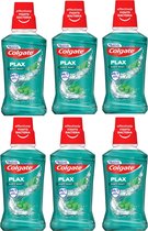 Colgate Plax Soft Mint - Bain de bouche - 6 x 250 ml - pack économique