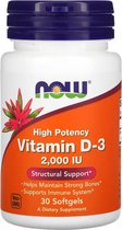 NOW Foods - Vitamin D3 2.000 IU (30 softgels)