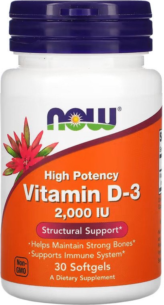 Goedkoopste NOW Foods - Vitamin D3 2.000 IU (30 softgels