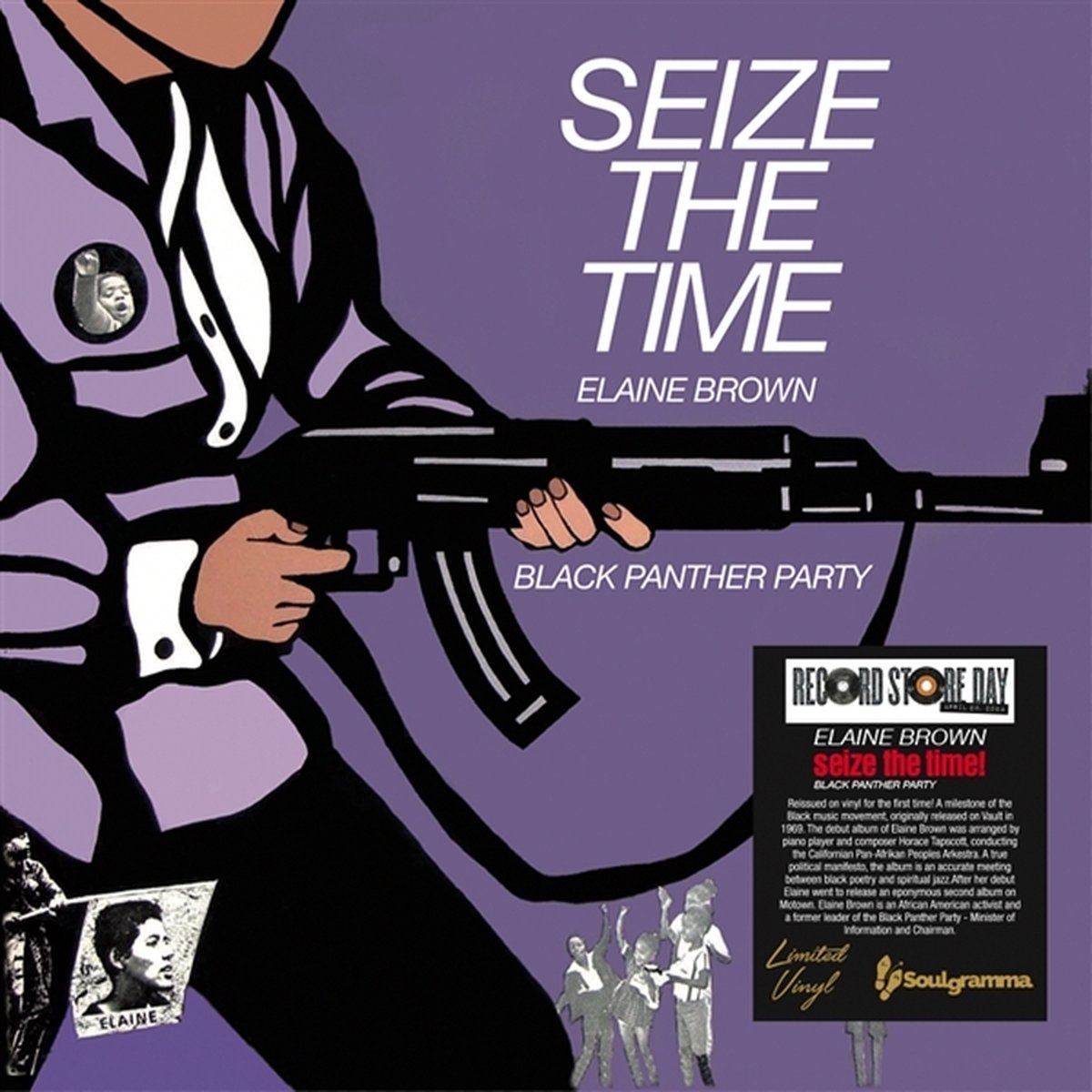 Elaine Brown - Seize The Time - Black Panther Party (LP)