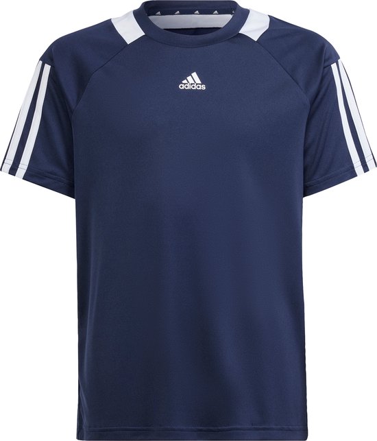 adidas Sportswear Sereno AEROREADY T-shirt Kids - Kinderen - Blauw- 152