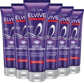 Bol.com L'Oréal Paris Elvive Color Vive Purple Conditioner - Blond & Grijs Haar - 6 x 150ml aanbieding