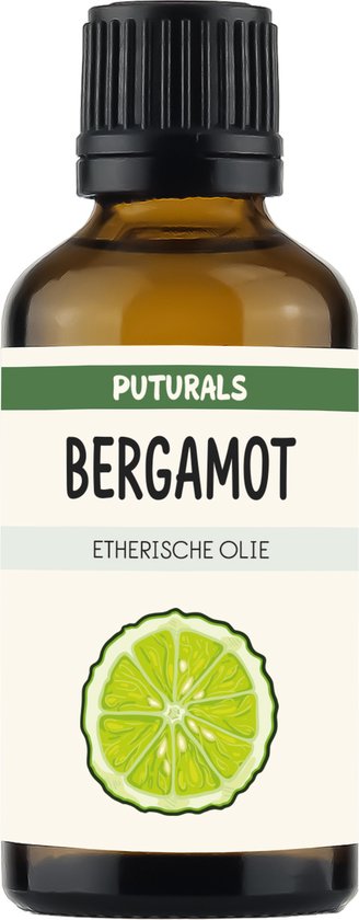 Bergamot Etherische Olie 100% Biologisch & Puur - 30ml - Bergamot Olie Bevat Limoneen en Linalool - Geschikt Voor Huid, haar en als Massageolie - Kalmerend en Stressverlagend - Gebruik in Bad, Douchegel en Diffuser - Puur en COSMOS Gecertificeerd