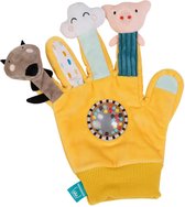 Eurekakids Speelhandschoen Geel - Handschoen om met Baby te Spelen - Met Rammelaar - Vanaf 0 / 6 Maanden
