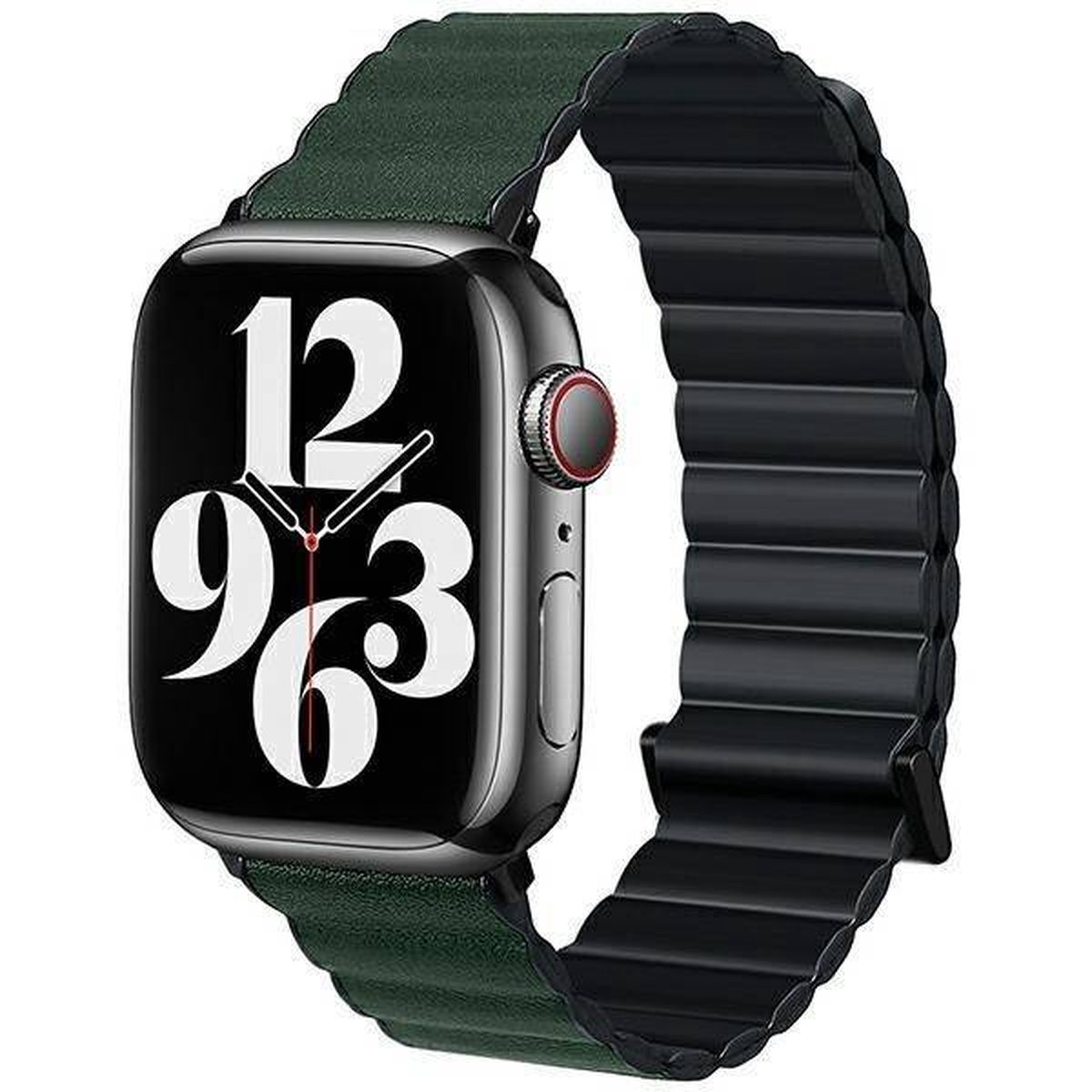 Beline pasek Apple Watch Magnetic 42-44-45-49mm green