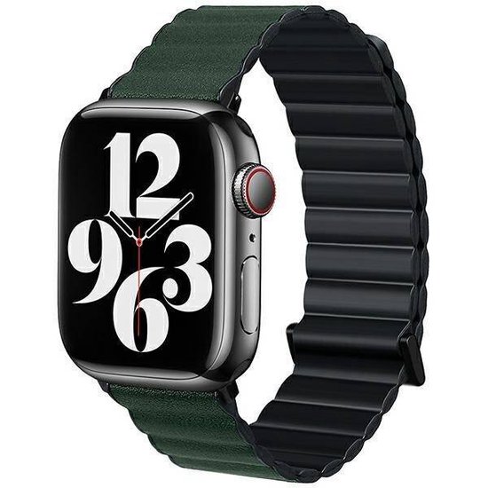 Beline pasek Apple Watch Magnetic 42/44/45/49mm green