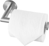 Toiletpapier Houder, Toiletpapier Houder van Roestvrij Staal voor Keuken en Badkamer Toiletpapier-1 verpakking(Geborsteld Roestvrij Staal)