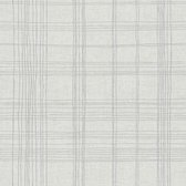 Grafisch behang Profhome 379191-GU vliesbehang licht gestructureerd met grafisch patroon glanzend grijs wit 5,33 m2