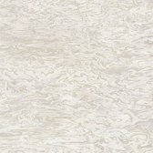 Steen tegel behang Profhome 383583-GU vliesbehang hardvinyl warmdruk in reliëf licht gestructureerd in steen look glanzend crème ivoorkleurig roze goudgeel 5,33 m2