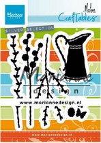 Marianne Design Craftables Snijmallen - Bloemen kruik