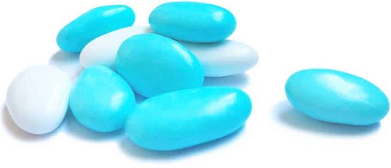 Babysweeties Amandelbonen Blauw-Wit - 900 gram