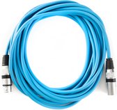 MUSIC STORE XLR Mic Cable Standard 6m (Blue) - Microfoonkabel
