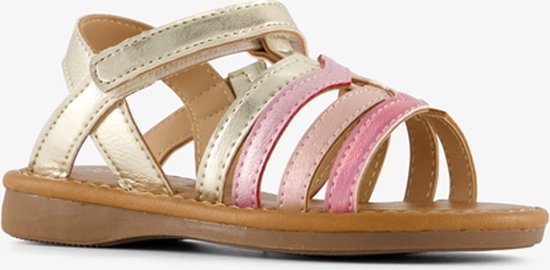 Blue Box meisjes sandalen goud roze paars - Maat 32