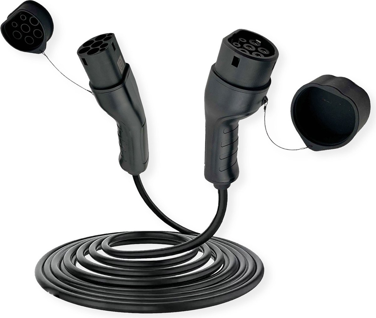 ROLINE Auto oplaadkabel Type2, 1-fase, 250VAC (1P+N+E), 32 A, 7.4 kW, 3 m
