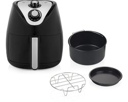 Airfryer XXL Inhoud 4,5 Liter – Geschikt voor het hele gezin - 1500 Watt - Zwart