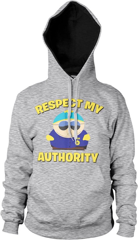 Foto: South park respect my authority hoodie heathergrey l