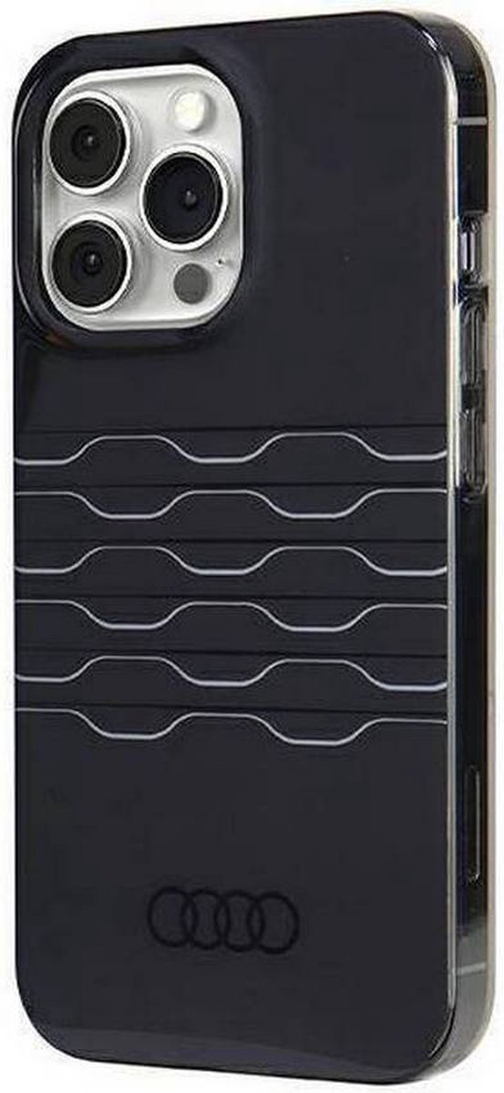 Audi IML Grille Pattern Back Case (MagSafe Compatible) - Geschikt voor Apple iPhone 13 Pro Max (6.7