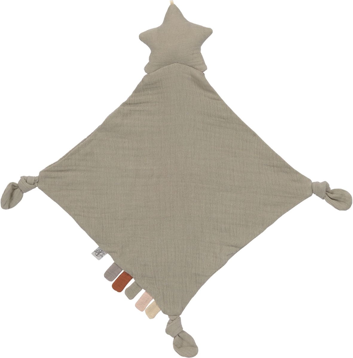 Goedkoopste Lässig Ster Knuffeldoekje - GOTS Katoen - Ster Design - Zacht - Milieuvriendelijk - Baby Accessoire
