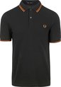 Fred Perry - Polo M3600 Zwart V30 - Slim-fit - Heren Poloshirt Maat S