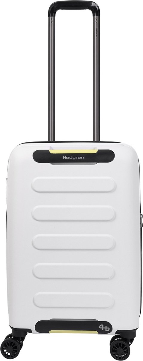 Hedgren GRIP S spinner koffer 55 cm cabineformaat – TSA-slot – 4 wielen – gerecycled polycarbonaat - Vaporous Grey