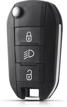 XEOD Autosleutelbehuizing - sleutelbehuizing auto - sleutel - Autosleutel / Geschikt voor: Peugeot / Citroen 3 knops VA2