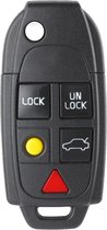 XEOD Autosleutelbehuizing - sleutelbehuizing auto - sleutel - Autosleutel / 5-knops passend voor Volvo