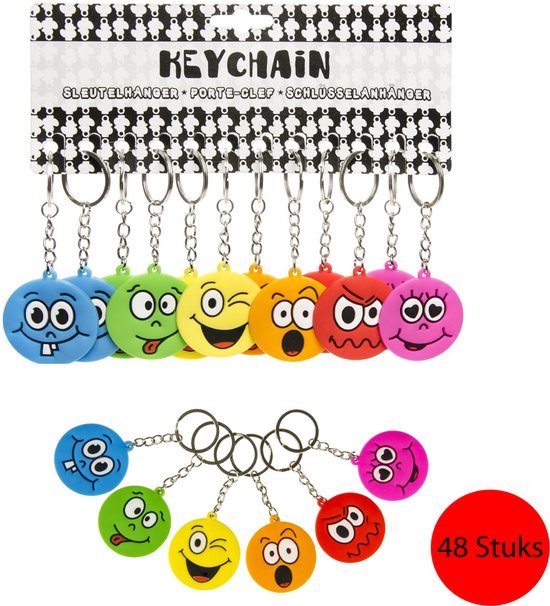 Sixfolo 50 stuks sport-sleutelhangers voor kinderen, sleutelhangers van pvc, mini-sleutelhanger, cartoon, basket, honkbal, volleybal, voetbal voor kinderen, feest, verjaardag