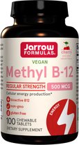Methyl B-12 Cherry Flavor 500 mcg (100 Lozenges) - Jarrow Formulas