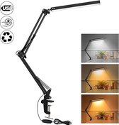 Led-bureaulamp, bureaulamp - Oogbeschermende LED Lamp - Bespaar ruimte 40 x 5 x 70 cm