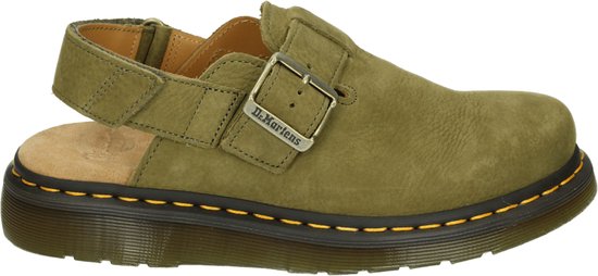 Dr. Martens JORGE II MUTED OLIVE - Platte sandalenDames Sandalen - Kleur:  Groen - Maat: 37 | bol