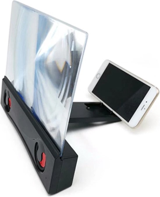 Loupe Avec Support Pour Smartphone - Amplificateur D'écran Et Support Intégré - Neuf
