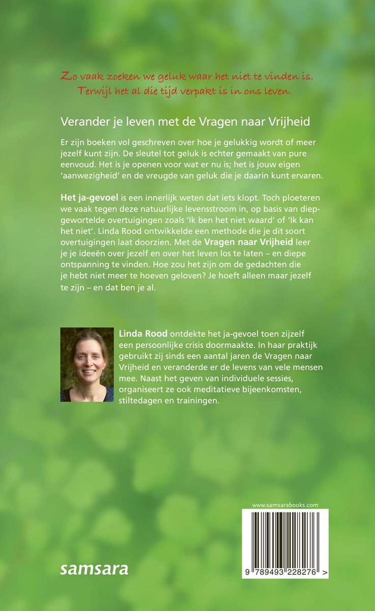 Het Ja-gevoel - back cover