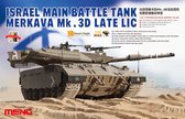 1:35 MENG TS025 Merkava Mk.3D Late LIC - Israel Main Battle Tank Plastic Modelbouwpakket