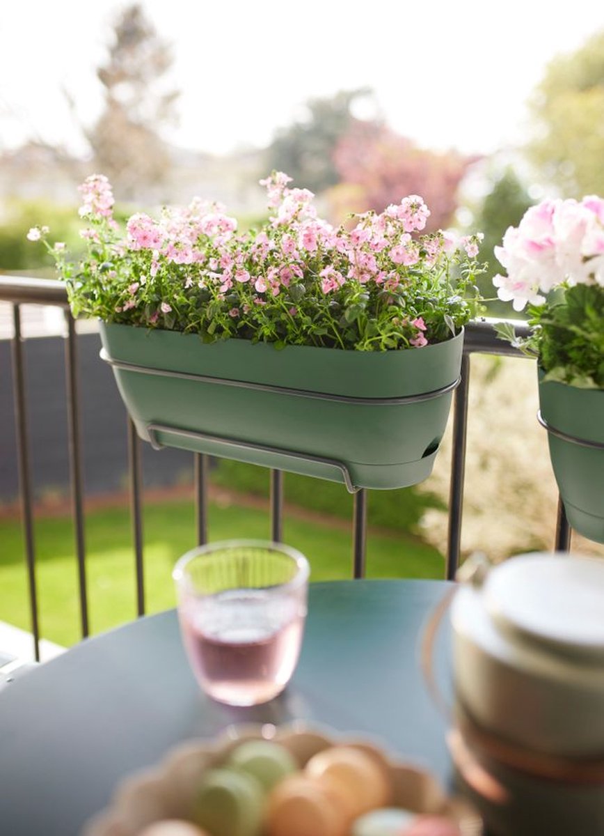 Elho Vibia Campana Balcony Planter 70 - Planter for Balcony