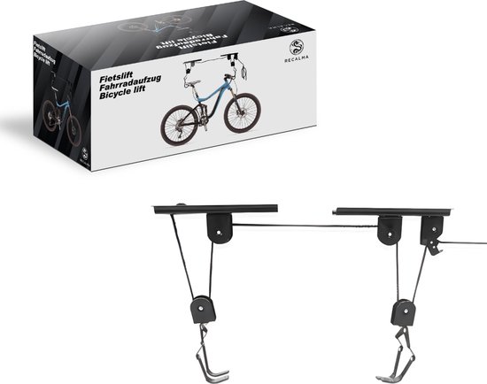 Recalma Fietslift - 60 kg draagkracht - elektrische fiets - lift-ophangsysteem