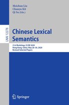 Lecture Notes in Computer Science 12278 - Chinese Lexical Semantics