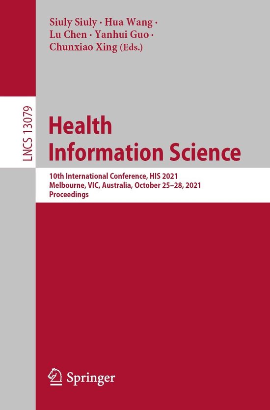 Springer Nature Proceedings Computer Science - Health Inform ... - cover