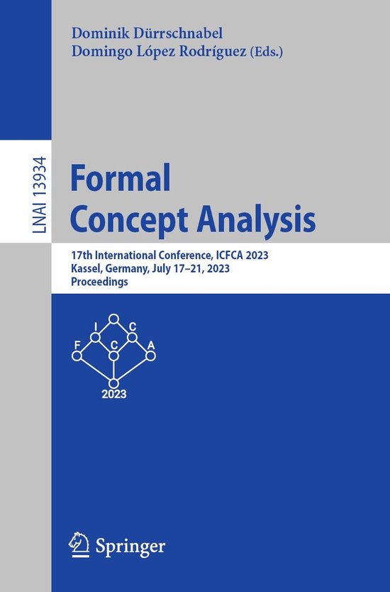 Springer Nature Proceedings Computer Science - Formal Concep ... - cover