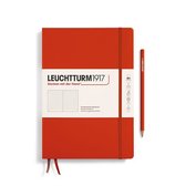 Leuchtturm notitieboek fox red dotted composition hardcover b5 178x254mm